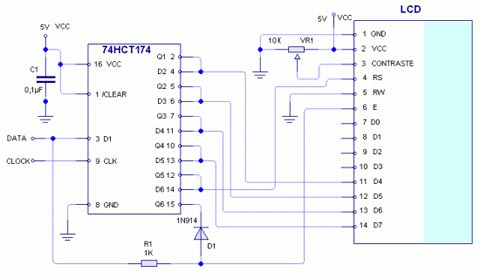 esquema 74HCT174 - Electrogeek