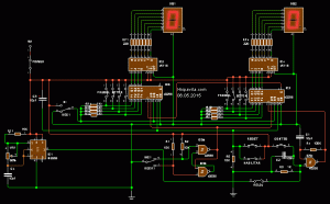 Fig. 14 Contador dos digitos con CD4029B