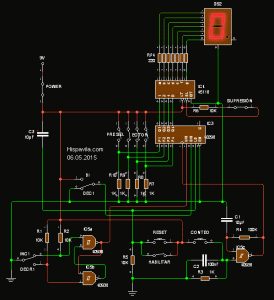 Fig. 10 Contador 1 digto CD4029B