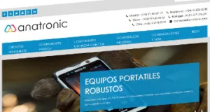 Web de componentes electrónicos y equipos Web de componentes electrónicos y equipos