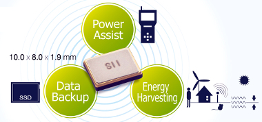 Condensador en chip ajustable y de baja impedancia