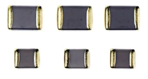 Condensadores cerámicos con terminación chapada en oro Condensadores cerámicos con terminación chapada en oro