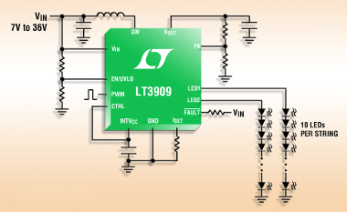 Driver LED de corriente constante 