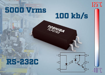 fotoacoplador para RS232C a 100 kbps