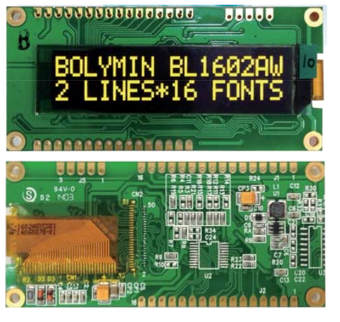 Displays OLED SMT con formato COG