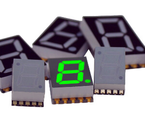 Displays LED de 7 segmentos SMT