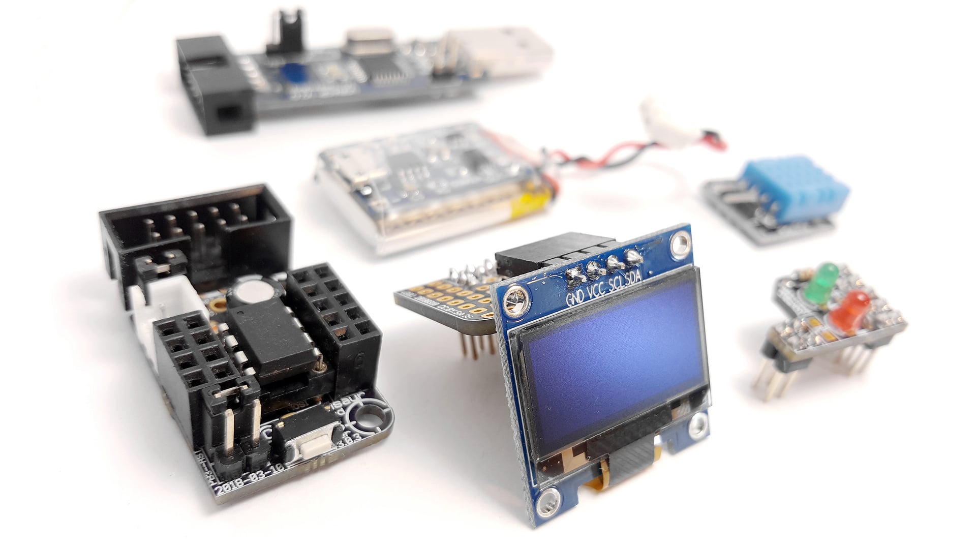 Kit de pantalla OLED para microcontroladores