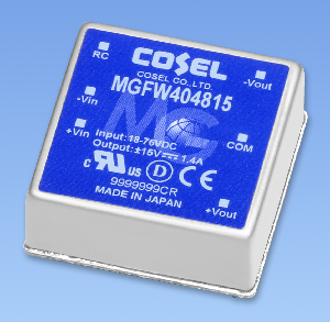 Convertidor CC/CC de 40 W para aplicaciones exigentes