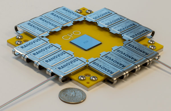 Motor fotónico de silicio para centros de datos y 5G