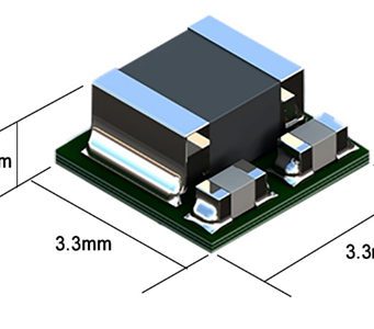 Figura 4: Los convertidores PoL µPOL innovadores de TDK con una huella de sólo 11 mm² y una altura de 1,5 mm