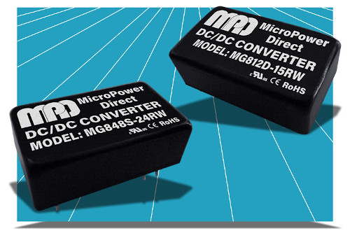 Convertidores miniDIP aislados DC/DC de 8 W