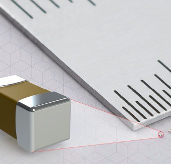 MLCC en formato 008004 con capacidad de 0,1 µF