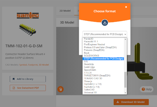 TraceParts y SnapEDA se asocian para mejorar los diseños 3D