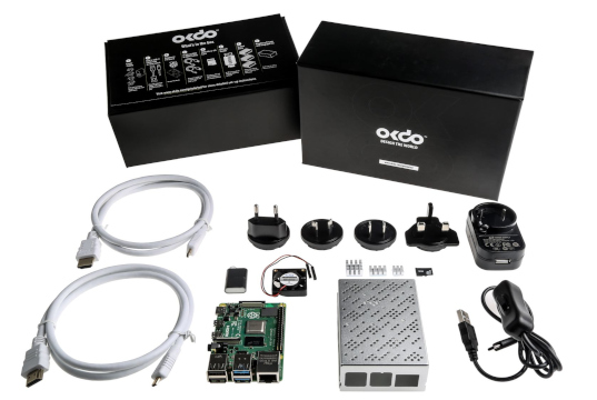 Kit de iniciación Raspberry Pi 4 Model B 8 GB de OKdo 