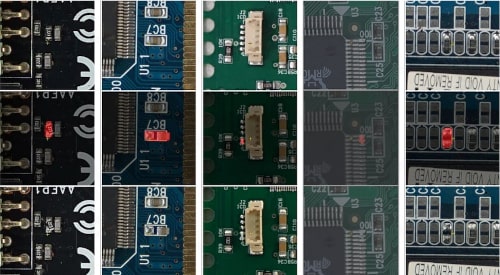 Software para inspección de PCBs basado en red neuronal