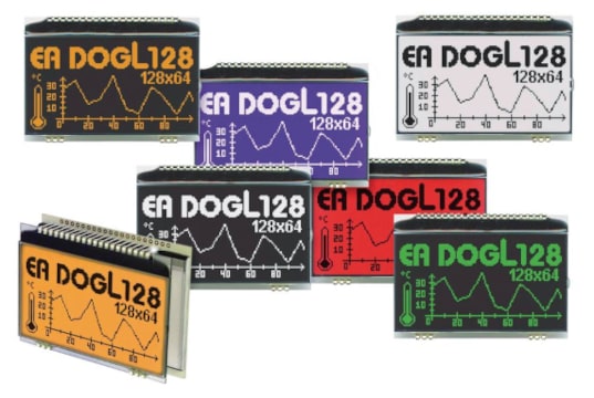 LCD gráficos de 2.8” de bajo consumo DOGL128