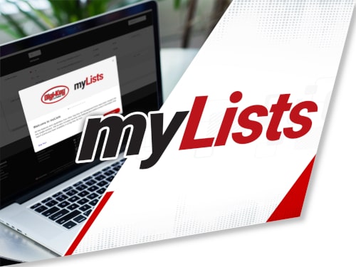 Gestión de listas consolidadas myLists