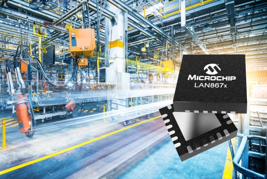 LAN867x, transceptores de capas físicas de Ethernet industrial