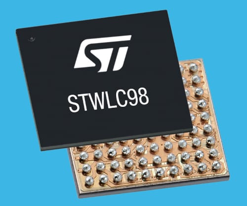 STWLC98 Receptor de carga inalámbrica Qi de 70 W
