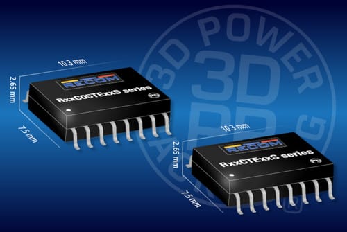 Convertidores DC/DC de 0,5 y 1 W en SOIC-16