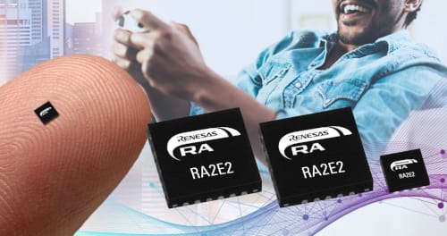 Microcontroladores RA2E2 de bajo consumo