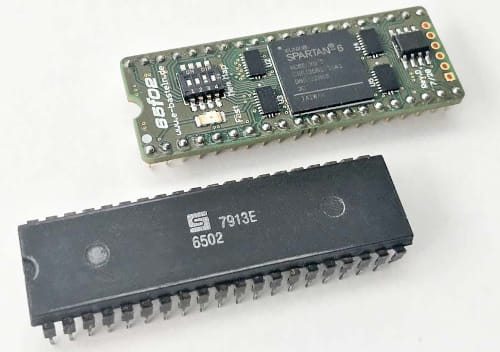 65F02 Microprocesador de 100 MHz para ordenadores y juegos “vintage” 
