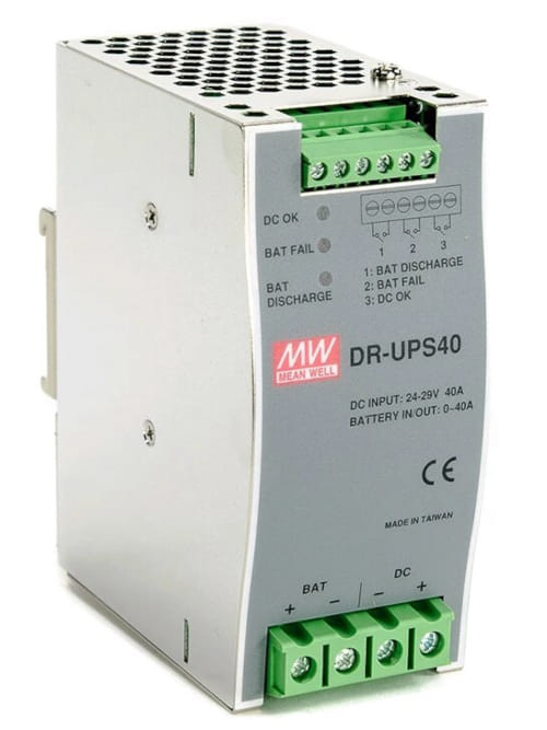 DUPS20 y DUPS40, módulos UPS para carril DIN