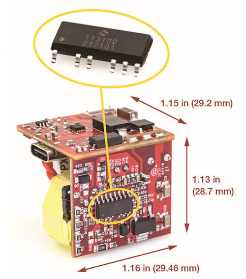 RD-23 Diseño de referencia para cargadores rápidos 1C de 33 W de silicio