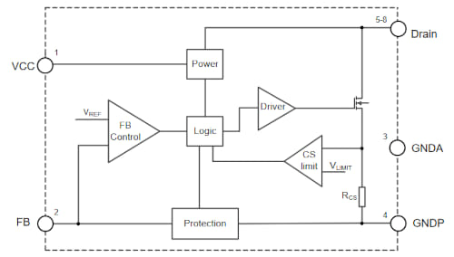 AP3928 switcher de alta tensión para electrodomésticos y dispositivos IoT