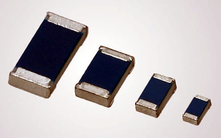 MC AT Resistencias chip de película delgada en tamaños 0402, 0603 y 0805