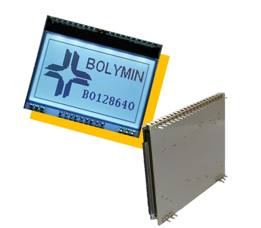 BO12864O LCD gráfico COG 128×64 en formato DIP