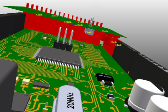Pulsonix versión 12.0 Diseño de PCB con detección de colisión 3D