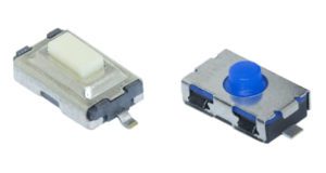 TS09 y TS10 Interruptores táctiles de 6,1 x 3,7 mm