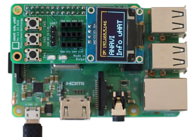 Placa add-on de sensores Info uHAT para Raspberry Pi