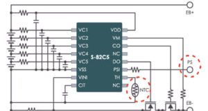 S-82B4/B5 y S-82C4/C5 Circuitos integrados para protección de baterías