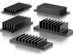 SK DC Disipadores de calor extruidos para convertidores CC/CC con formato 1/8-brick