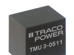 TMU 3 Convertidores DC/DC de 3 W no regulados