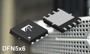 AONS30300 MOSFET de 30 V para servidores reemplazables sin parar la carga