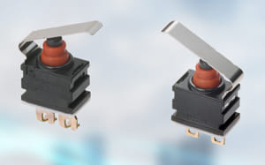 Micro interruptores básicos subminiatura D2GW con palanca doblada