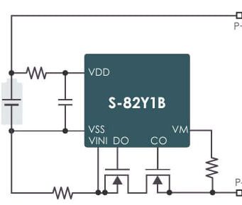 S-82Y1B circuito de protección de batería de una celda