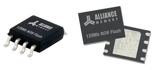 Memorias flash NOR AS25F1128MQ-70SIN y AS25F1128MQ-70WIN