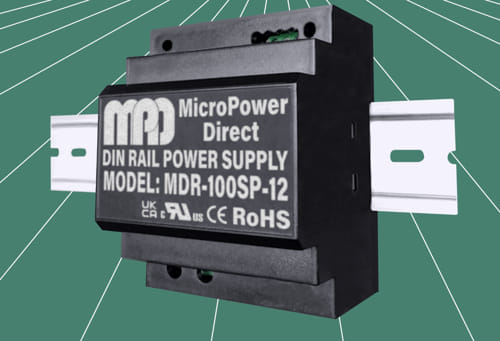 MDR-100SP Fuentes de alimentación AC/DC de 100 W para carril DIN
