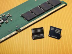 DRAM DDR5 de 16 GB con tecnología de proceso de 12 nm