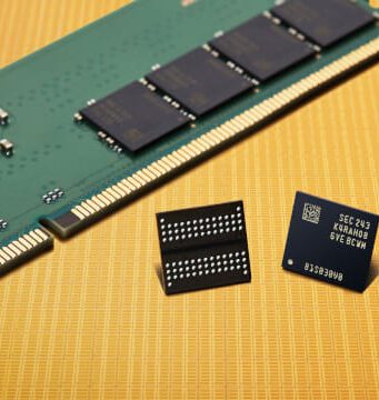DRAM DDR5 de 16 GB con tecnología de proceso de 12 nm