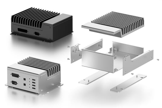 SGK Carcasas con disipador de calor para integración de PCB