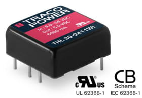 THL 30WI Convertidores DC/DC de 30 W en encapsulado de 1x1”