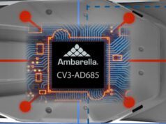 CV3-AD685 SoC controlador de dominio IA para automoción