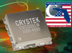 CVCO55CW-3500-4500 VCO de 3.500 a 4.500 MHz en encapsulado SMD