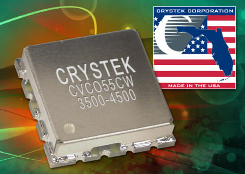 CVCO55CW-3500-4500 VCO de 3.500 a 4.500 MHz en encapsulado SMD