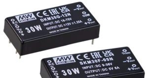 Convertidores CC-CC aislados series SKM30-N y DKM30-N